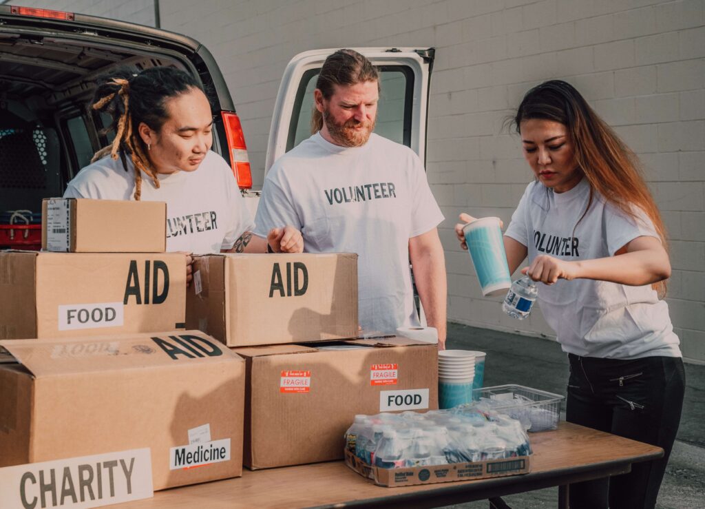 Volunteers for the village